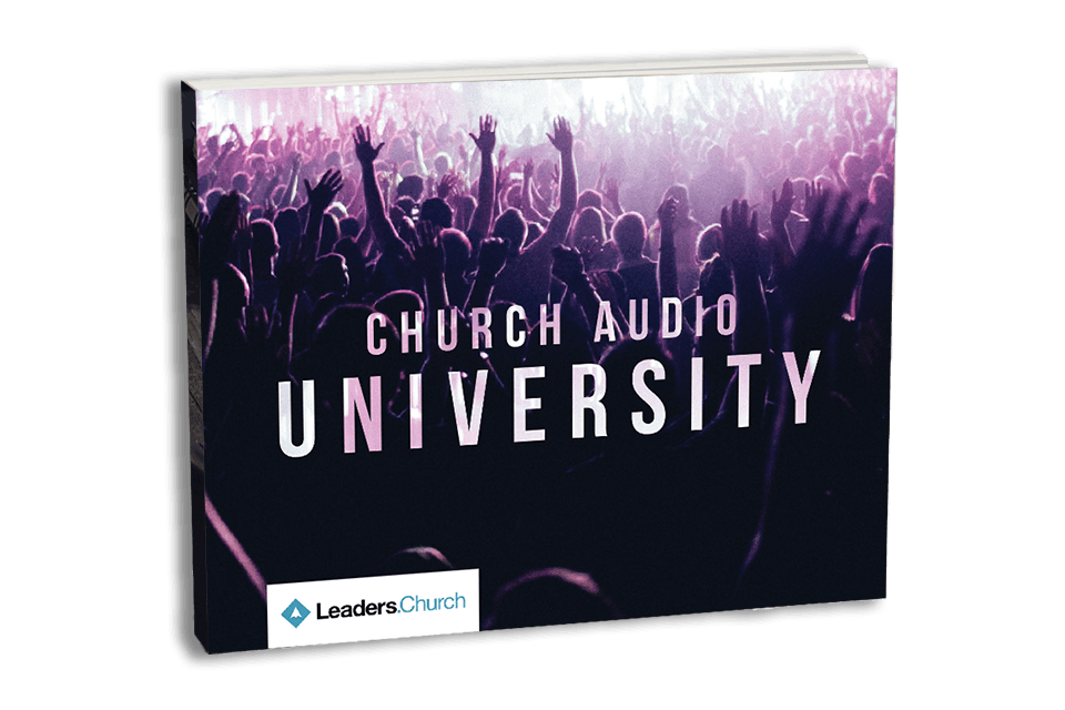 Online course for church audio and live production directors and pastors