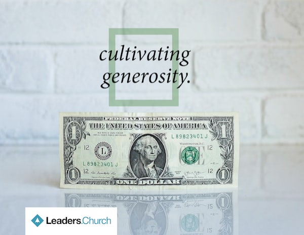 Church Generosity Increasing Giving in Church - Leaders.Church